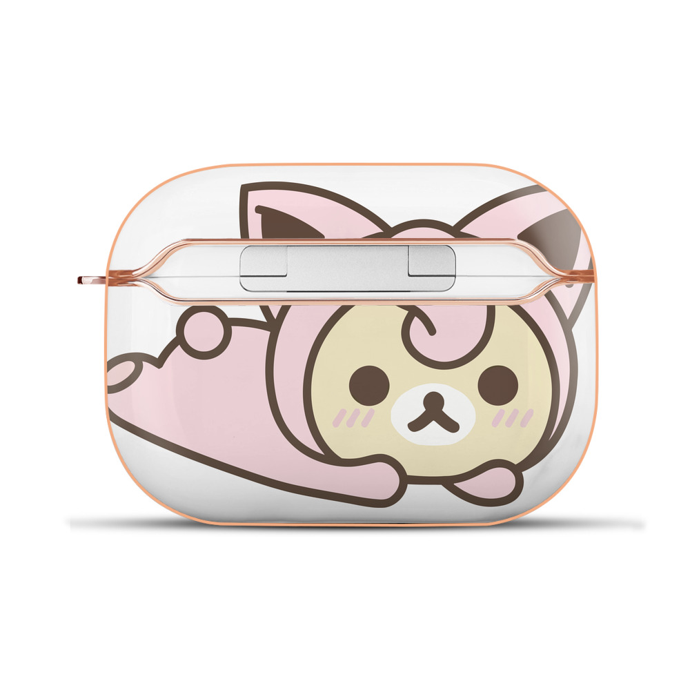 （画像用） リラックマ リラックマ キイロイトリ Rilakkuma Korilakkuma Kiiroitori 【AirPods Pro用】ハードシェル保護ケース｜耐衝撃・防指紋・カラビナ付き商品仕様