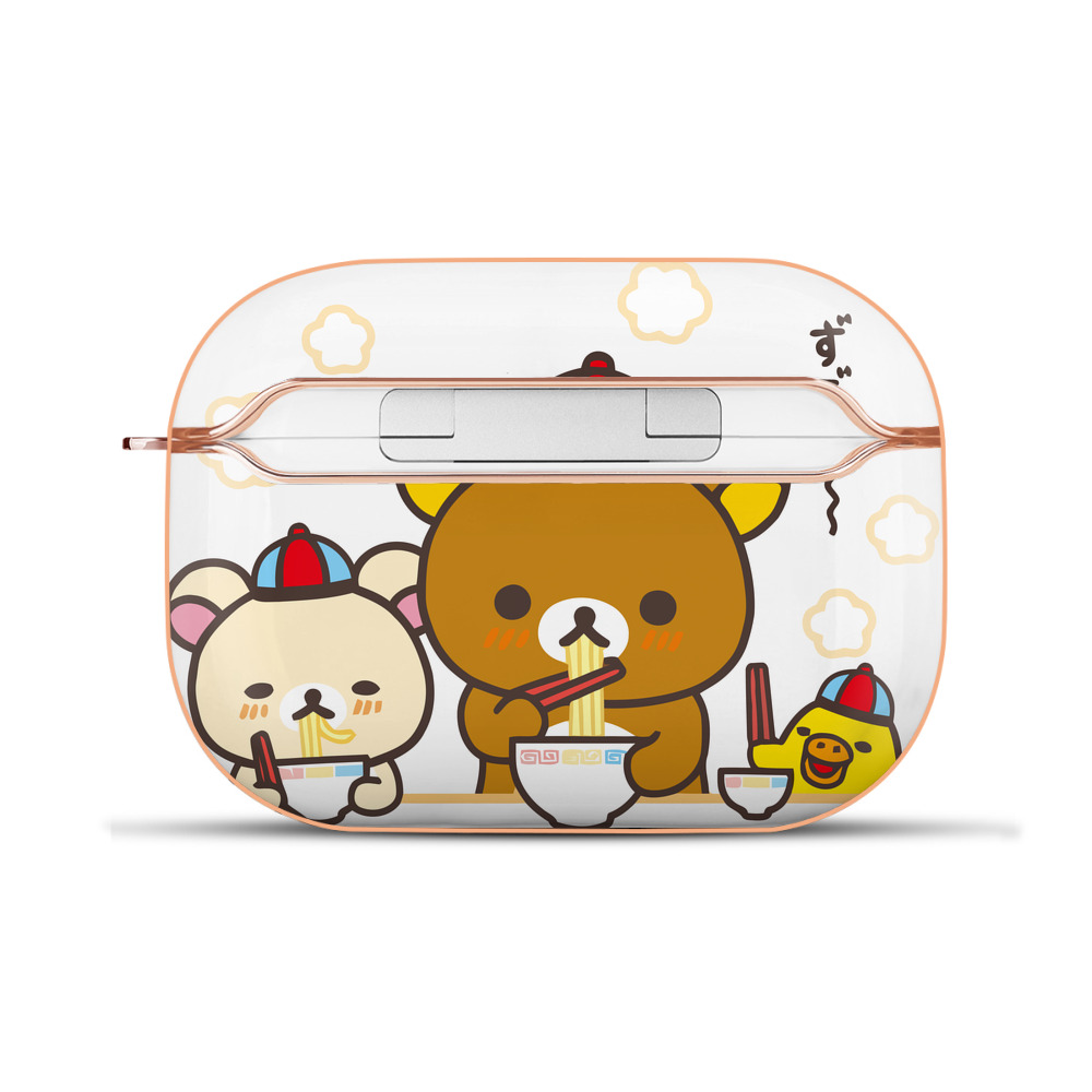 （画像用） リラックマ リラックマ キイロイトリ Rilakkuma Korilakkuma Kiiroitori 【AirPods Pro用】ハードシェル保護ケース｜耐衝撃・防指紋・カラビナ付き商品仕様