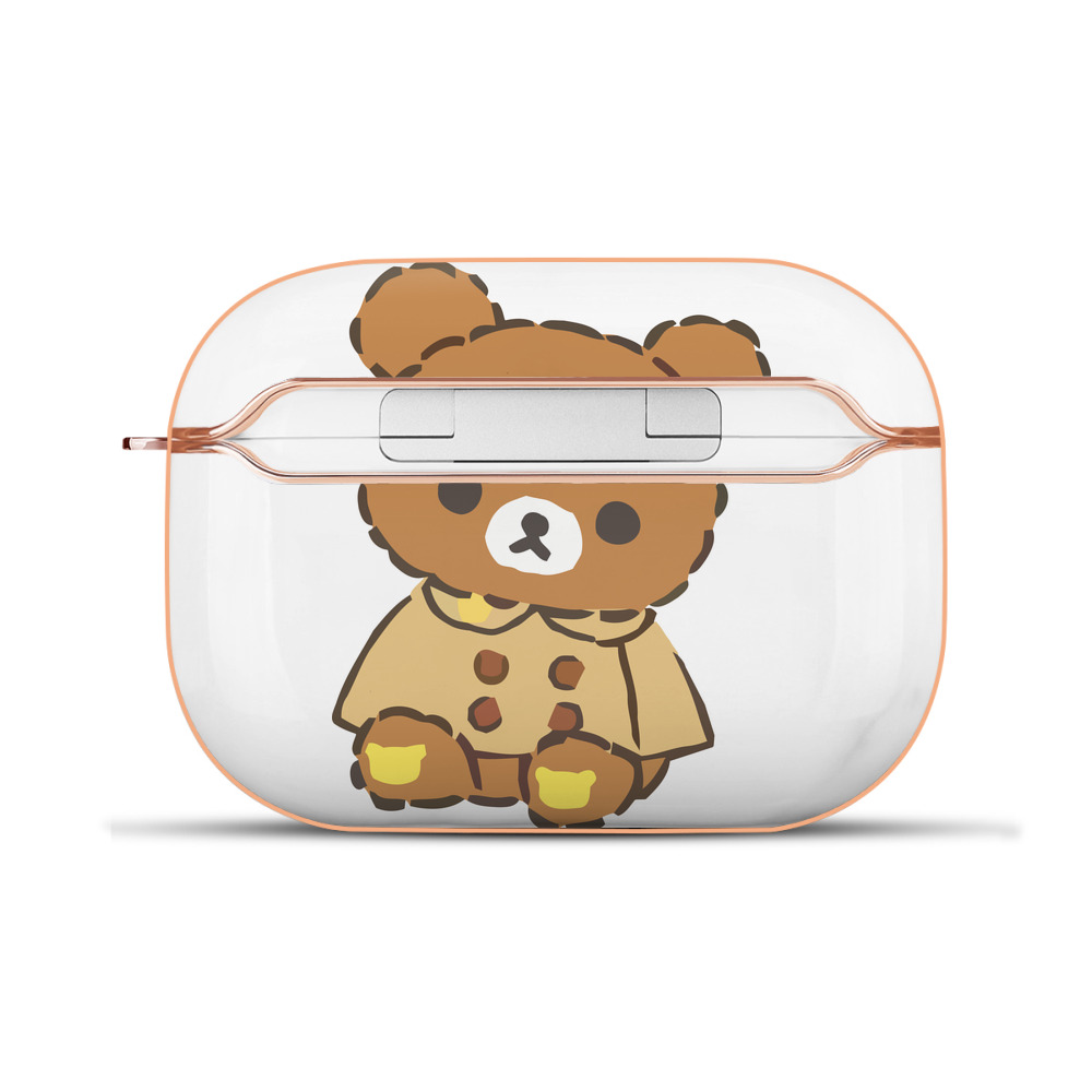 （画像用） リラックマ リラックマ キイロイトリ Rilakkuma Korilakkuma Kiiroitori 【AirPods Pro用】ハードシェル保護ケース｜耐衝撃・防指紋・カラビナ付き商品仕様