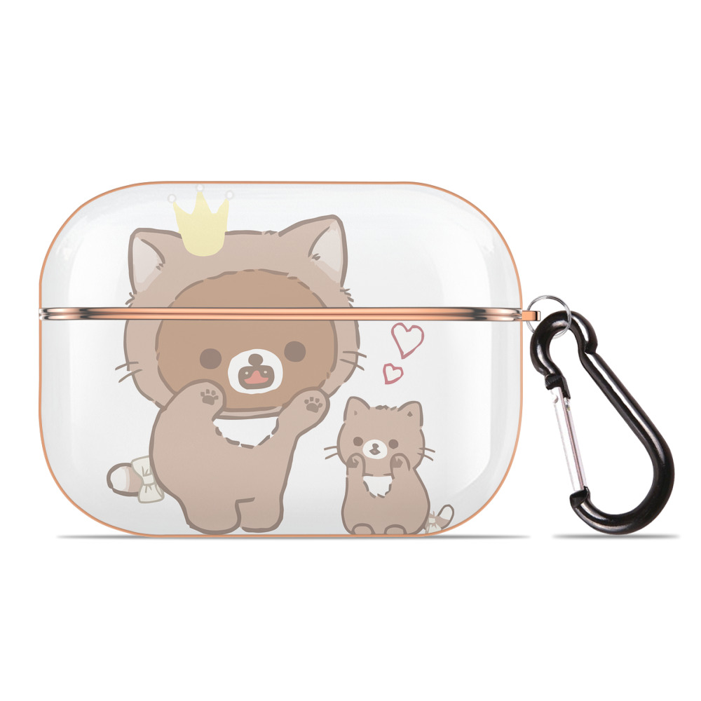 （画像用） リラックマ リラックマ キイロイトリ Rilakkuma Korilakkuma Kiiroitori 【AirPods Pro用】ハードシェル保護ケース｜耐衝撃・防指紋・カラビナ付き商品仕様