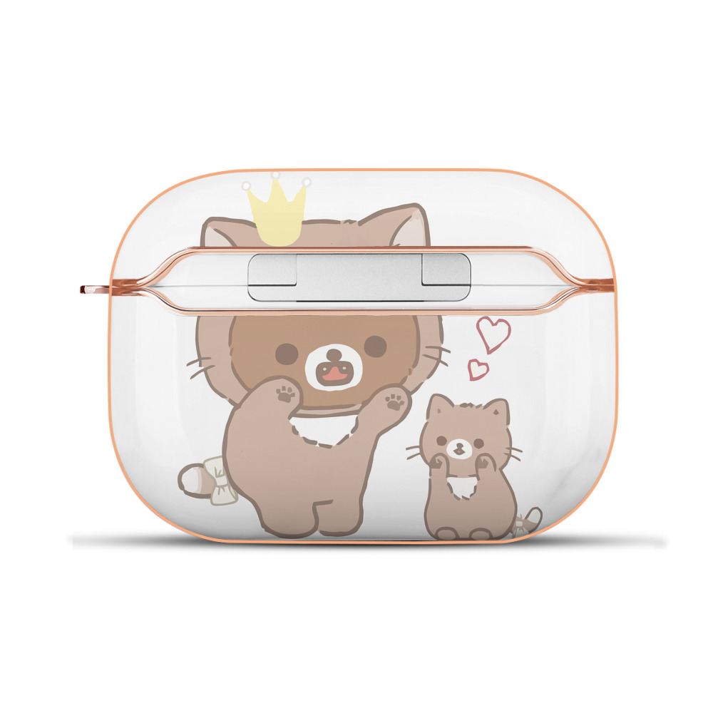 （画像用） リラックマ リラックマ キイロイトリ Rilakkuma Korilakkuma Kiiroitori 【AirPods Pro用】ハードシェル保護ケース｜耐衝撃・防指紋・カラビナ付き商品仕様
