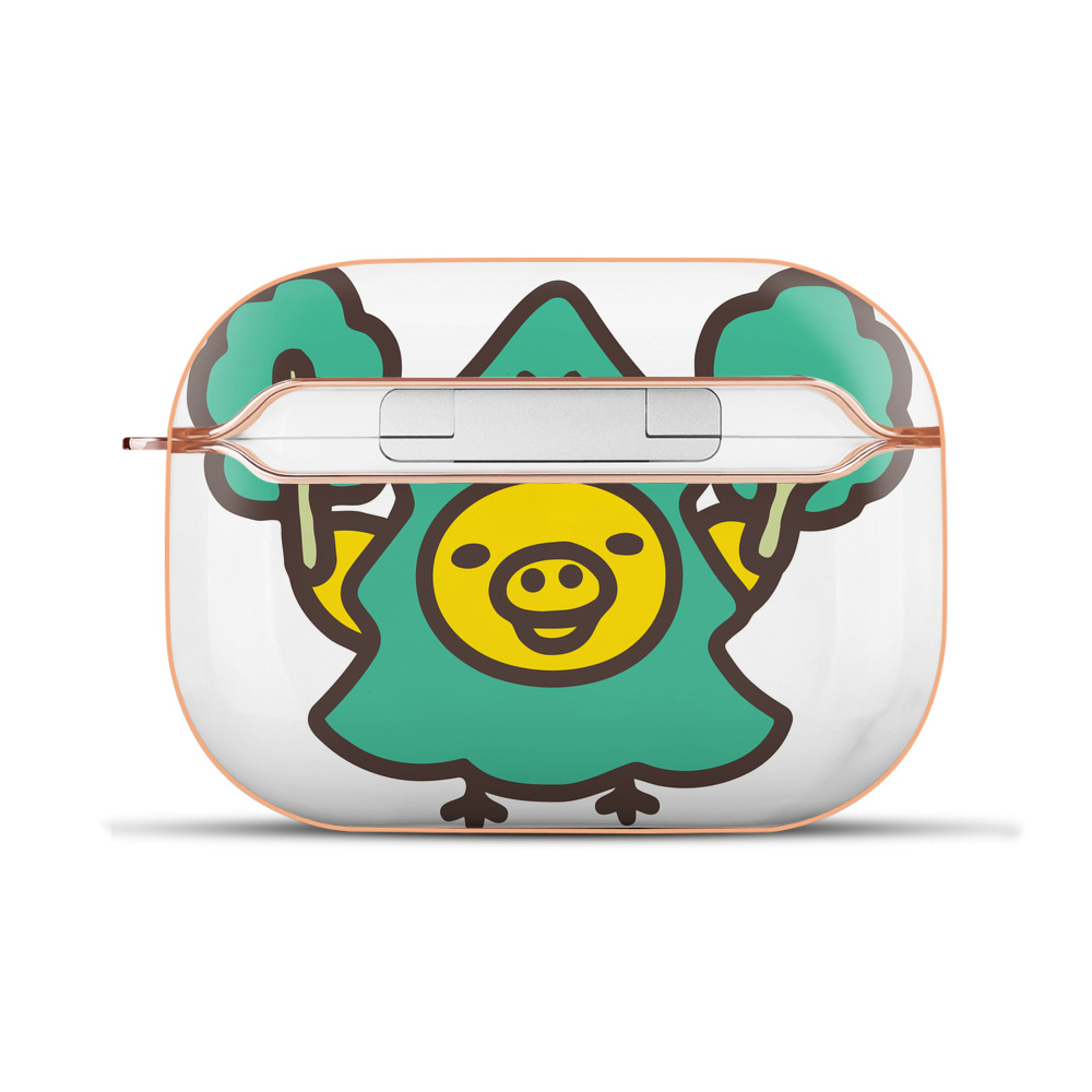 （画像用） リラックマ リラックマ キイロイトリ Rilakkuma Korilakkuma Kiiroitori 【AirPods Pro用】ハードシェル保護ケース｜耐衝撃・防指紋・カラビナ付き商品仕様