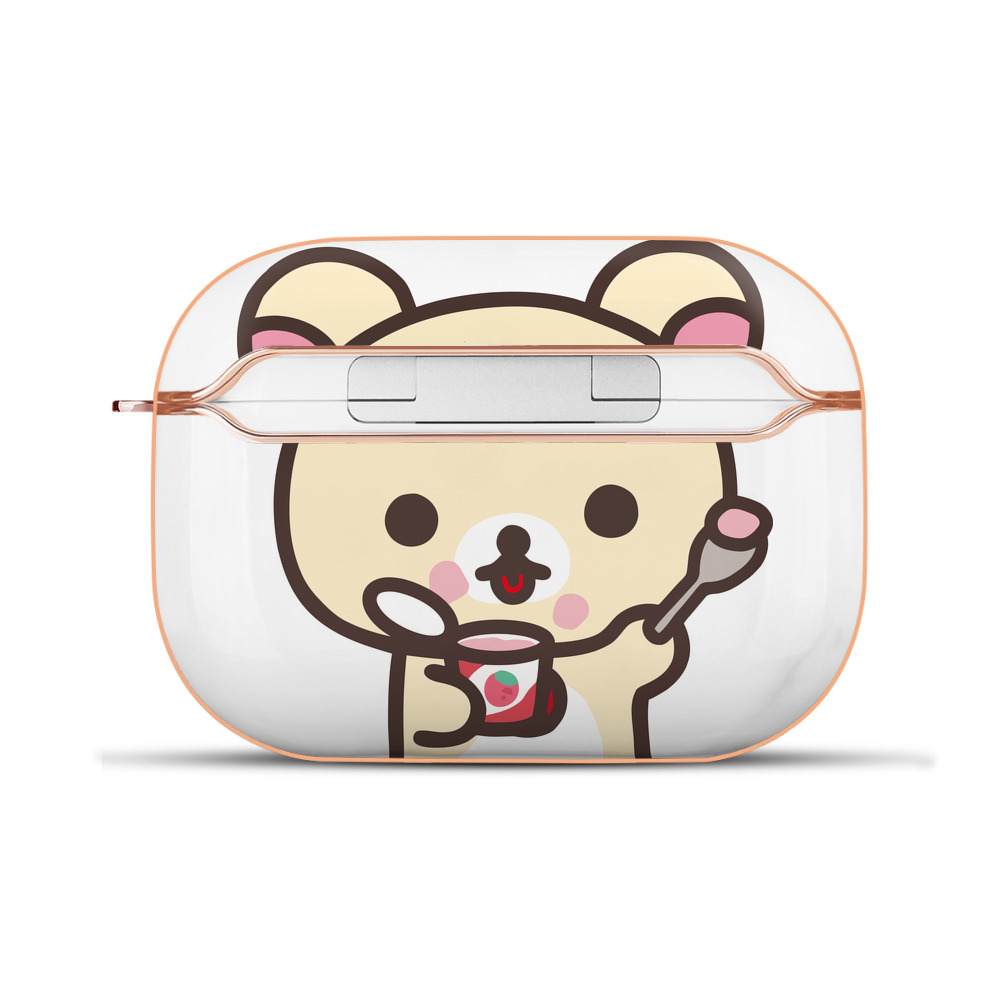（画像用） リラックマ リラックマ キイロイトリ Rilakkuma Korilakkuma Kiiroitori 【AirPods Pro用】ハードシェル保護ケース｜耐衝撃・防指紋・カラビナ付き商品仕様