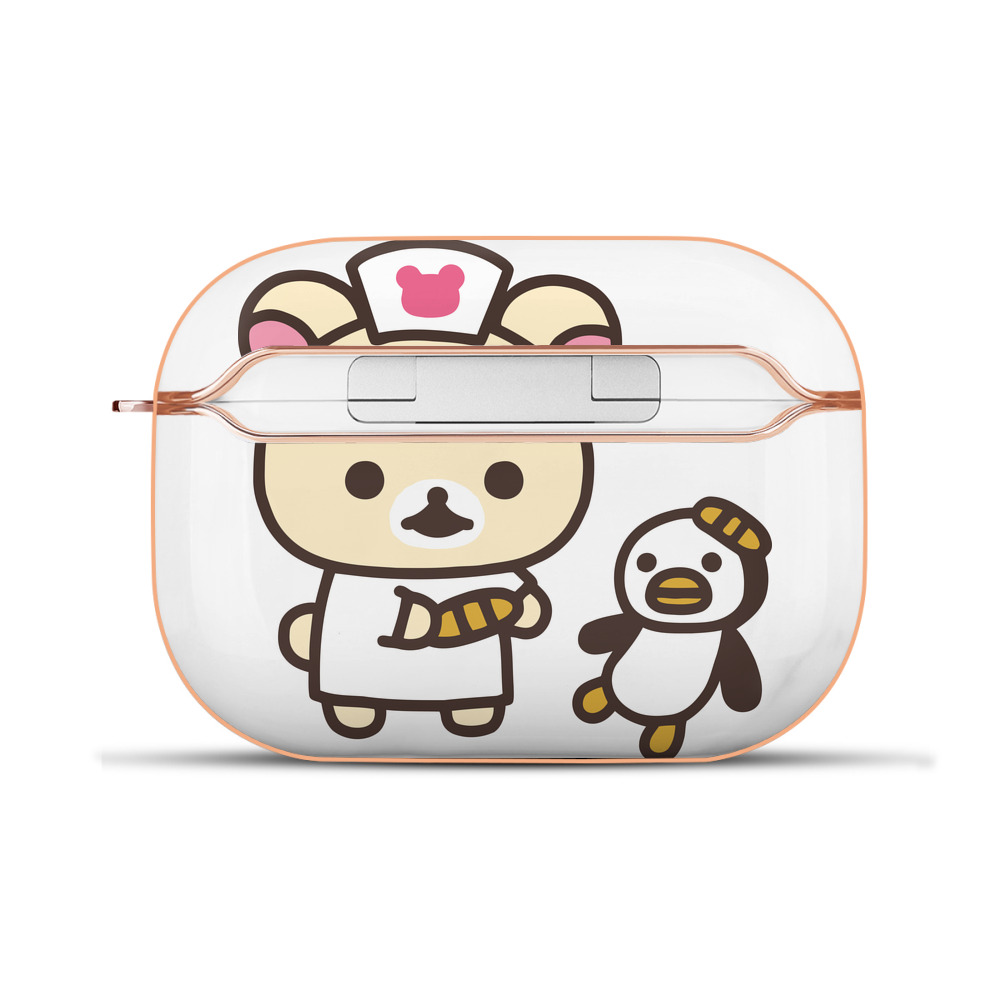 （画像用） リラックマ リラックマ キイロイトリ Rilakkuma Korilakkuma Kiiroitori 【AirPods Pro用】ハードシェル保護ケース｜耐衝撃・防指紋・カラビナ付き商品仕様