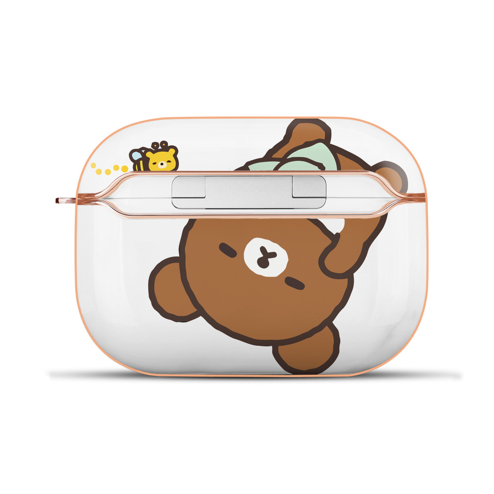 （画像用） リラックマ リラックマ キイロイトリ Rilakkuma Korilakkuma Kiiroitori 【AirPods Pro用】ハードシェル保護ケース｜耐衝撃・防指紋・カラビナ付き商品仕様