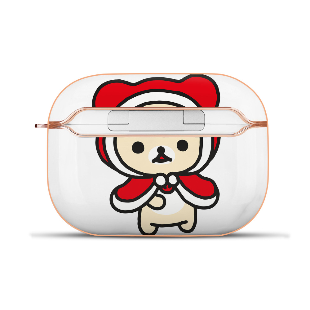 （画像用） リラックマ リラックマ キイロイトリ Rilakkuma Korilakkuma Kiiroitori 【AirPods Pro用】ハードシェル保護ケース｜耐衝撃・防指紋・カラビナ付き商品仕様