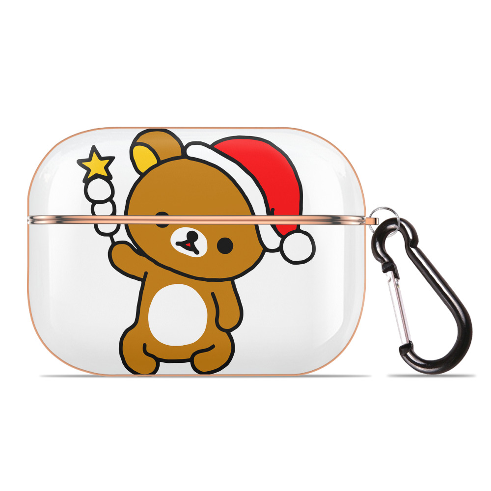 （画像用） リラックマ リラックマ キイロイトリ Rilakkuma Korilakkuma Kiiroitori 【AirPods Pro用】ハードシェル保護ケース｜耐衝撃・防指紋・カラビナ付き商品仕様