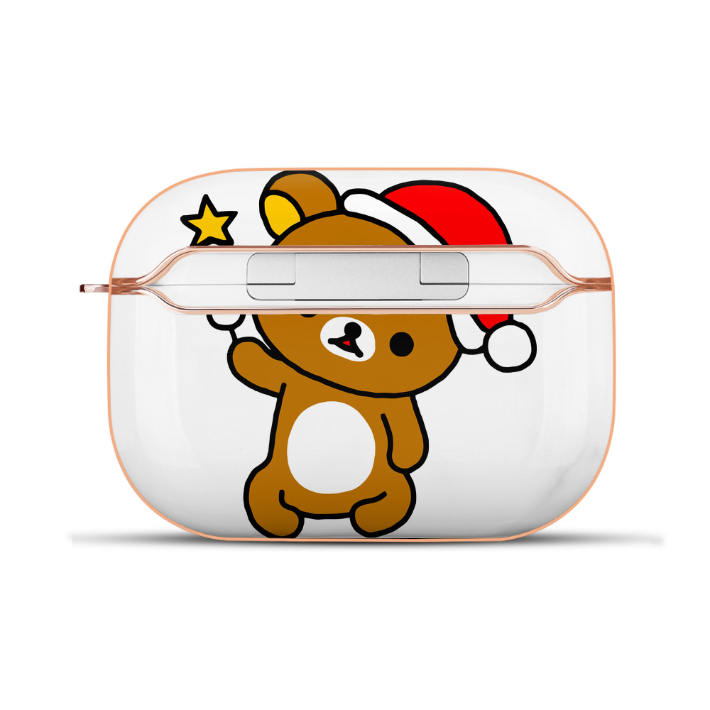 （画像用） リラックマ リラックマ キイロイトリ Rilakkuma Korilakkuma Kiiroitori 【AirPods Pro用】ハードシェル保護ケース｜耐衝撃・防指紋・カラビナ付き商品仕様