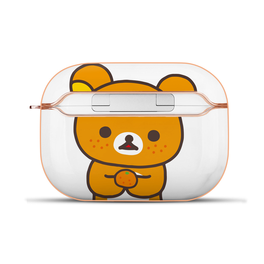 （画像用） リラックマ リラックマ キイロイトリ Rilakkuma Korilakkuma Kiiroitori 【AirPods Pro用】ハードシェル保護ケース｜耐衝撃・防指紋・カラビナ付き商品仕様