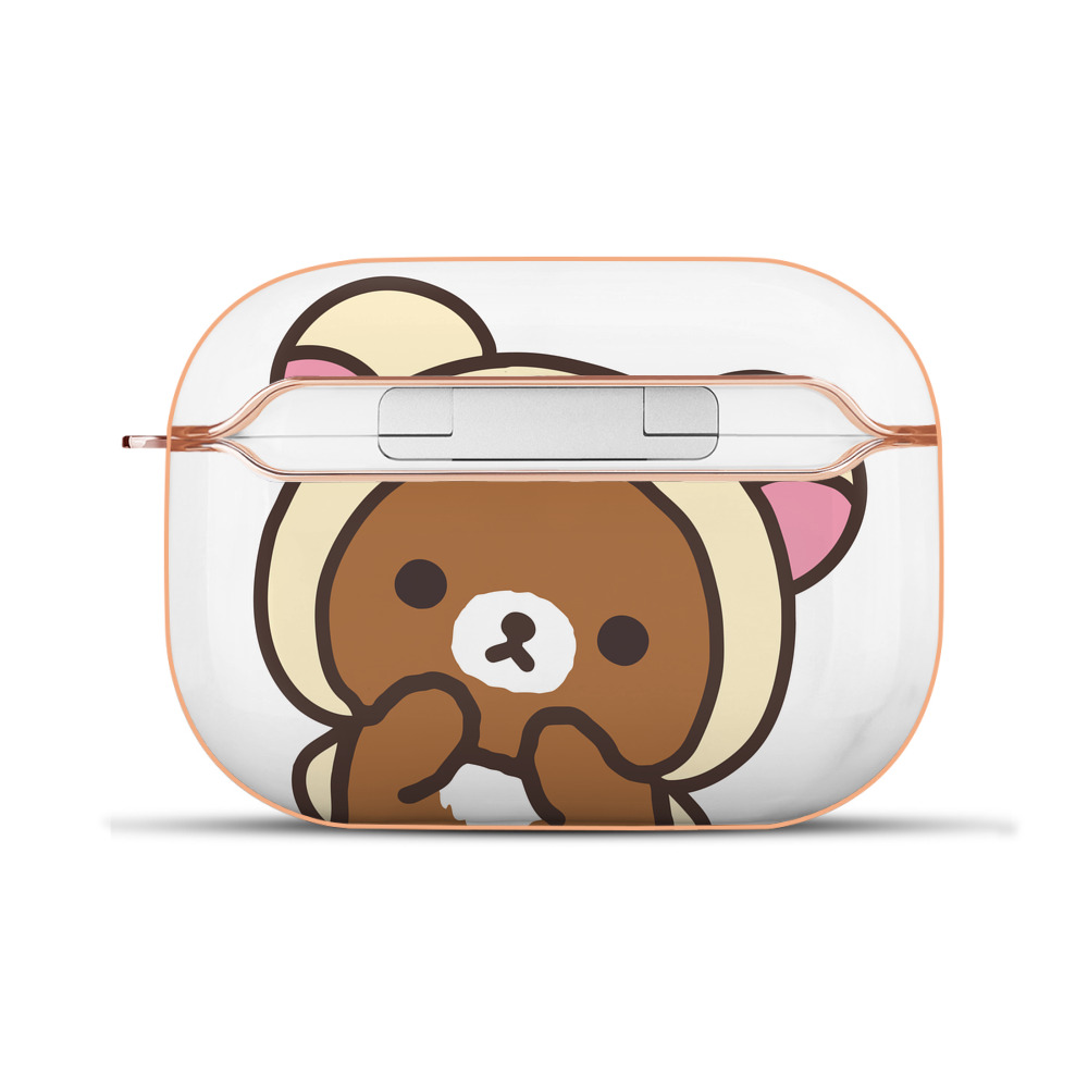 （画像用） リラックマ リラックマ キイロイトリ Rilakkuma Korilakkuma Kiiroitori 【AirPods Pro用】ハードシェル保護ケース｜耐衝撃・防指紋・カラビナ付き商品仕様