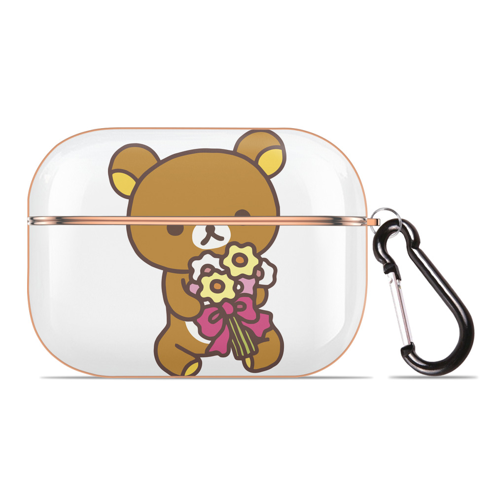 （画像用） リラックマ リラックマ キイロイトリ Rilakkuma Korilakkuma Kiiroitori 【AirPods Pro用】ハードシェル保護ケース｜耐衝撃・防指紋・カラビナ付き商品仕様
