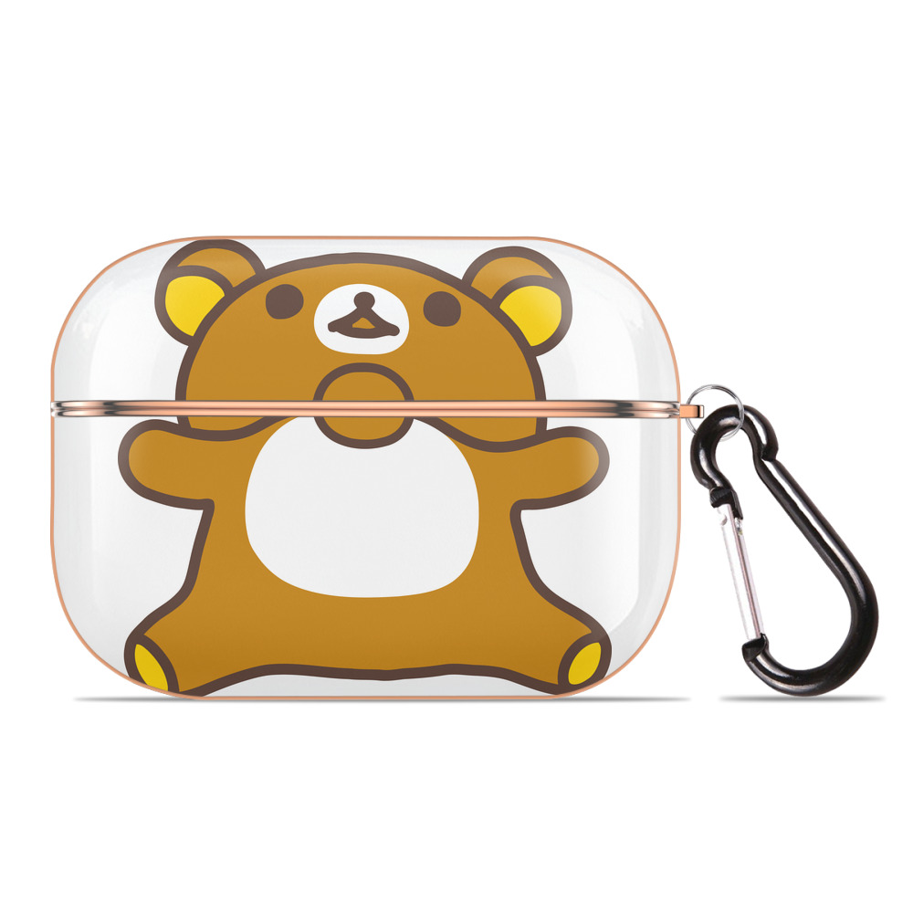 （画像用） リラックマ リラックマ キイロイトリ Rilakkuma Korilakkuma Kiiroitori 【AirPods Pro用】ハードシェル保護ケース｜耐衝撃・防指紋・カラビナ付き商品仕様