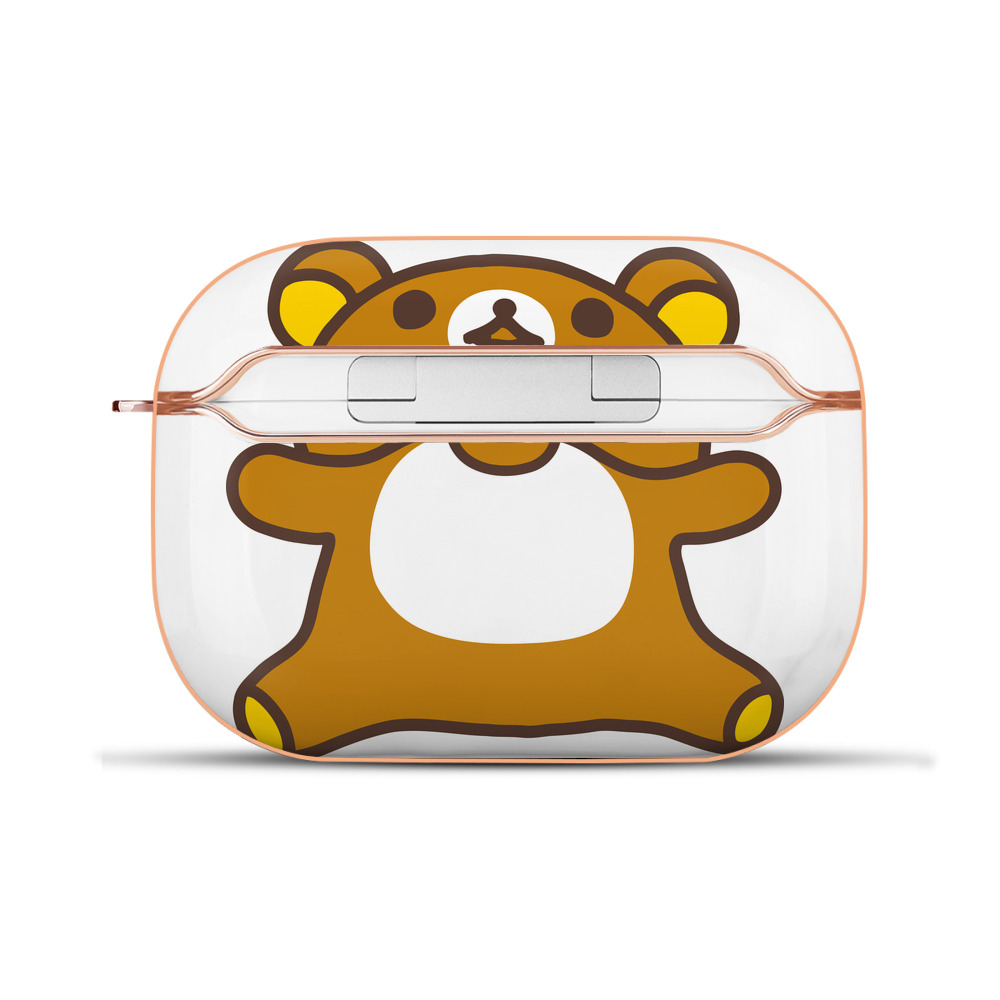 （画像用） リラックマ リラックマ キイロイトリ Rilakkuma Korilakkuma Kiiroitori 【AirPods Pro用】ハードシェル保護ケース｜耐衝撃・防指紋・カラビナ付き商品仕様
