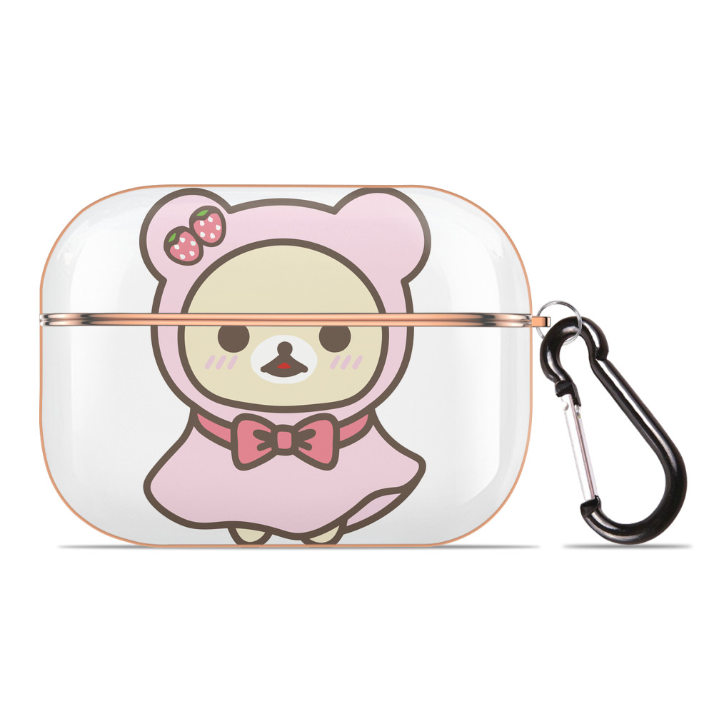 （画像用） リラックマ リラックマ キイロイトリ Rilakkuma Korilakkuma Kiiroitori 【AirPods Pro用】ハードシェル保護ケース｜耐衝撃・防指紋・カラビナ付き商品仕様