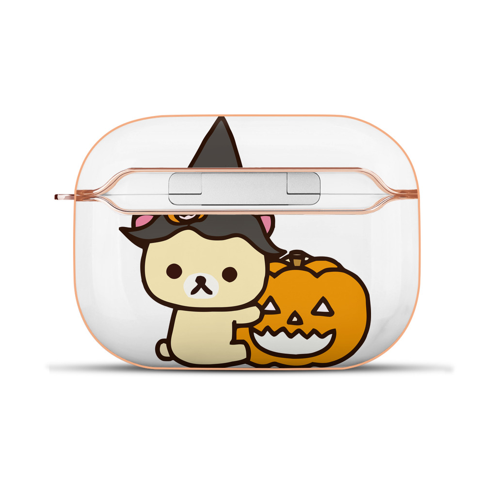 （画像用） リラックマ リラックマ キイロイトリ Rilakkuma Korilakkuma Kiiroitori 【AirPods Pro用】ハードシェル保護ケース｜耐衝撃・防指紋・カラビナ付き商品仕様