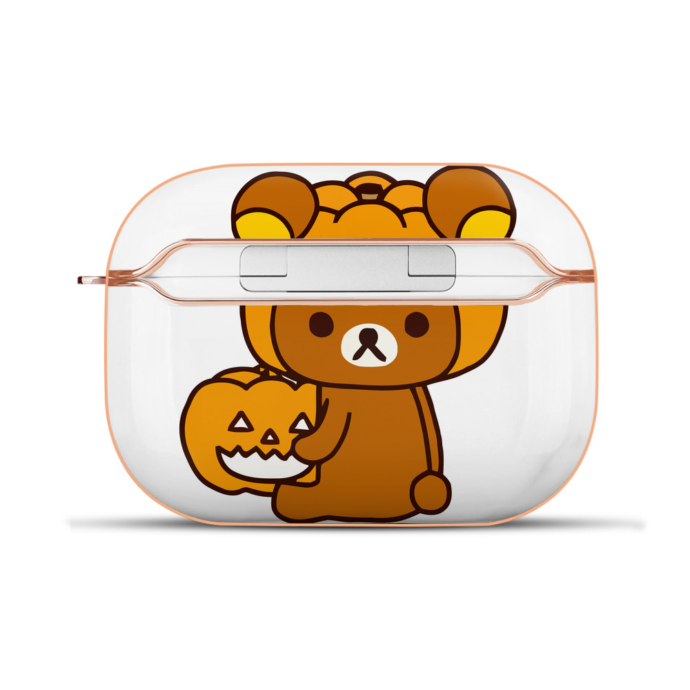 （画像用） リラックマ リラックマ キイロイトリ Rilakkuma Korilakkuma Kiiroitori 【AirPods Pro用】ハードシェル保護ケース｜耐衝撃・防指紋・カラビナ付き商品仕様