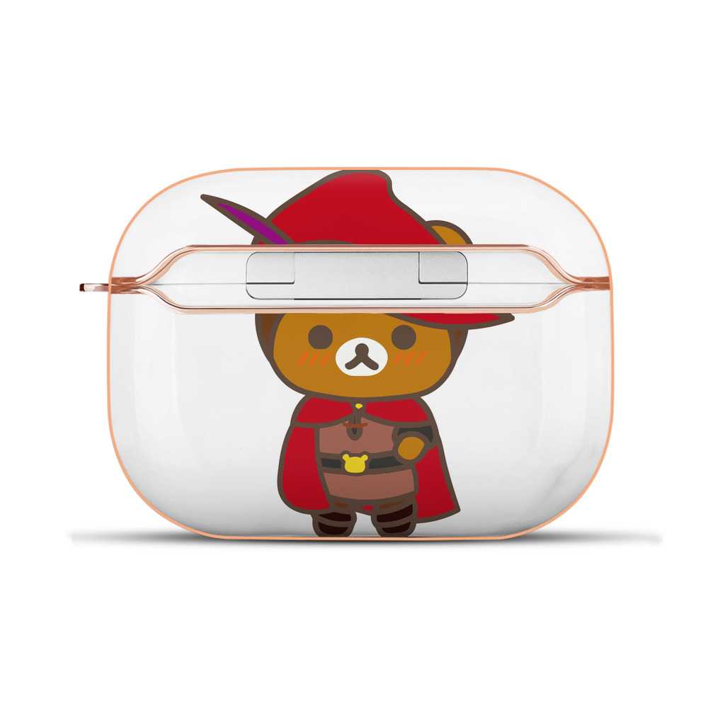 （画像用） リラックマ リラックマ キイロイトリ Rilakkuma Korilakkuma Kiiroitori 【AirPods Pro用】ハードシェル保護ケース｜耐衝撃・防指紋・カラビナ付き商品仕様