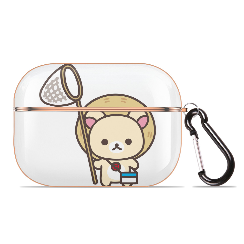 （画像用） リラックマ リラックマ キイロイトリ Rilakkuma Korilakkuma Kiiroitori 【AirPods Pro用】ハードシェル保護ケース｜耐衝撃・防指紋・カラビナ付き商品仕様