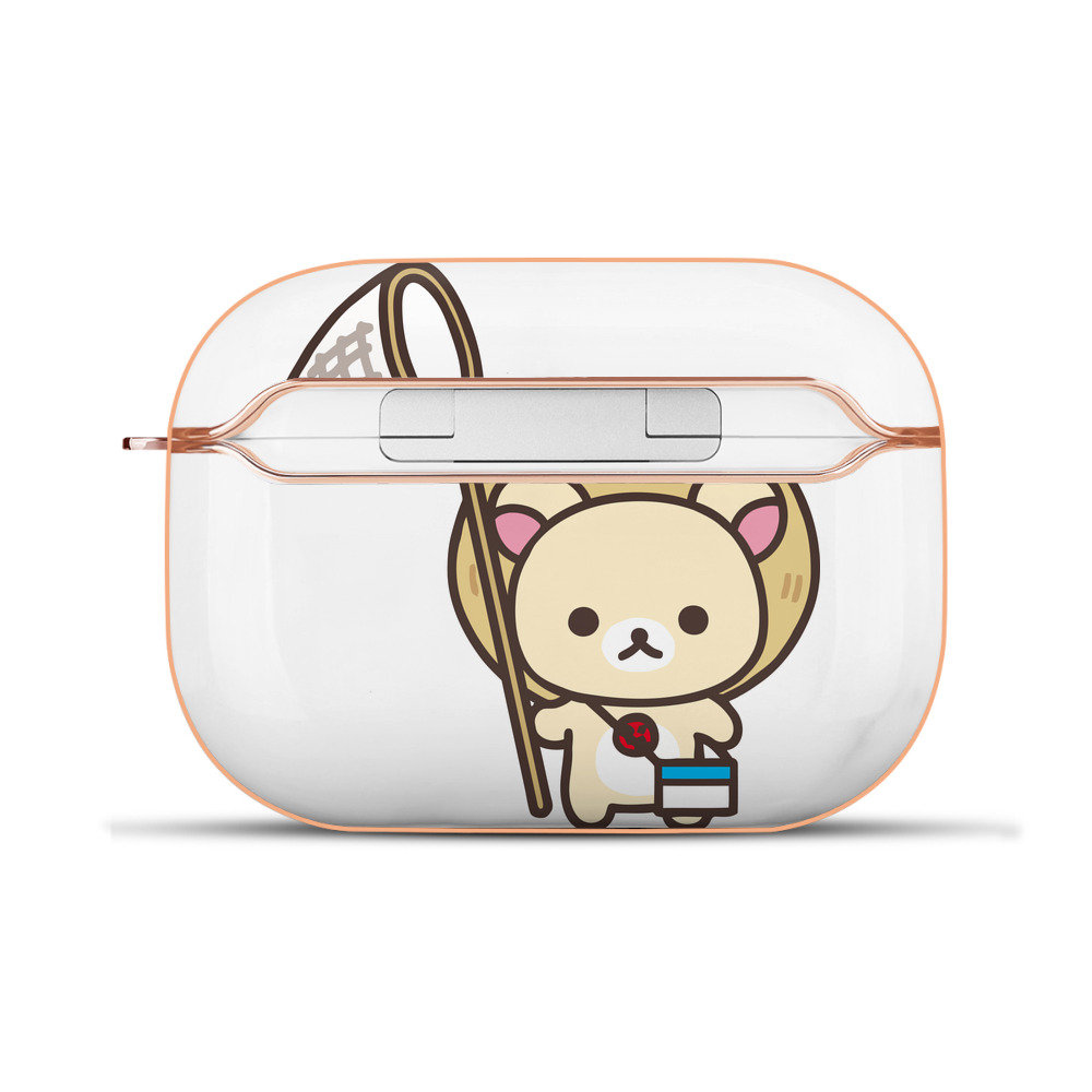 （画像用） リラックマ リラックマ キイロイトリ Rilakkuma Korilakkuma Kiiroitori 【AirPods Pro用】ハードシェル保護ケース｜耐衝撃・防指紋・カラビナ付き商品仕様