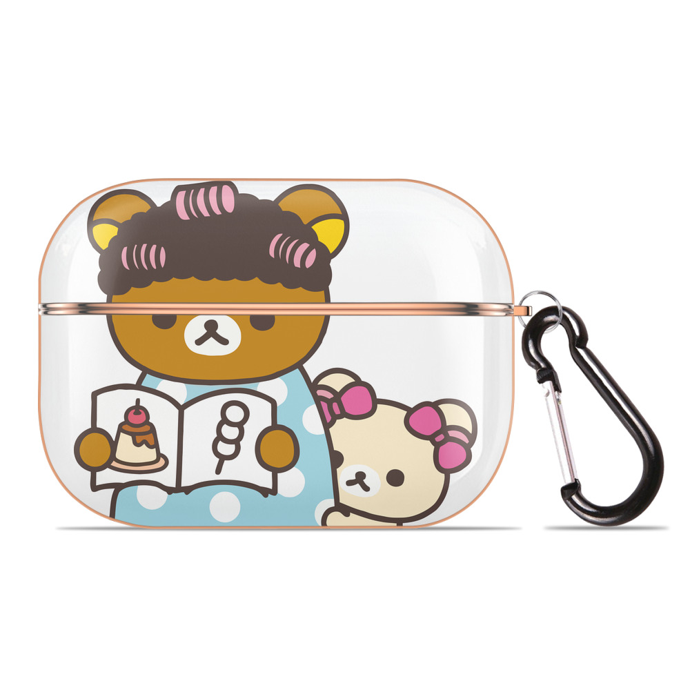 （画像用） リラックマ リラックマ キイロイトリ Rilakkuma Korilakkuma Kiiroitori 【AirPods Pro用】ハードシェル保護ケース｜耐衝撃・防指紋・カラビナ付き商品仕様