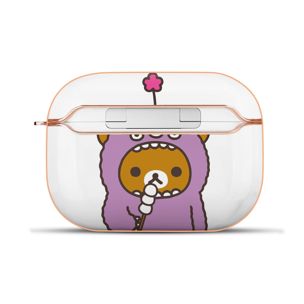 （画像用） リラックマ リラックマ キイロイトリ Rilakkuma Korilakkuma Kiiroitori 【AirPods Pro用】ハードシェル保護ケース｜耐衝撃・防指紋・カラビナ付き商品仕様