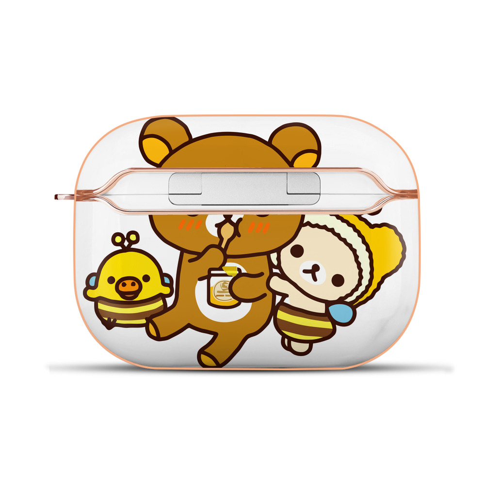 （画像用） リラックマ リラックマ キイロイトリ Rilakkuma Korilakkuma Kiiroitori 【AirPods Pro用】ハードシェル保護ケース｜耐衝撃・防指紋・カラビナ付き商品仕様