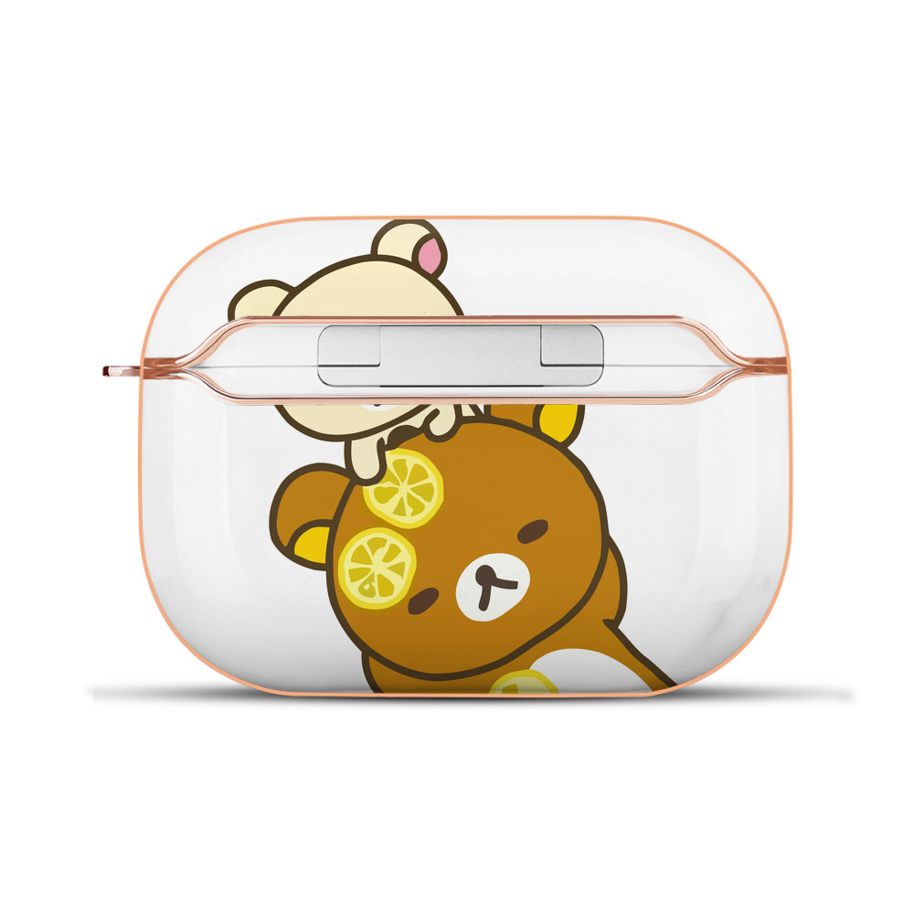 （画像用） リラックマ リラックマ キイロイトリ Rilakkuma Korilakkuma Kiiroitori 【AirPods Pro用】ハードシェル保護ケース｜耐衝撃・防指紋・カラビナ付き商品仕様