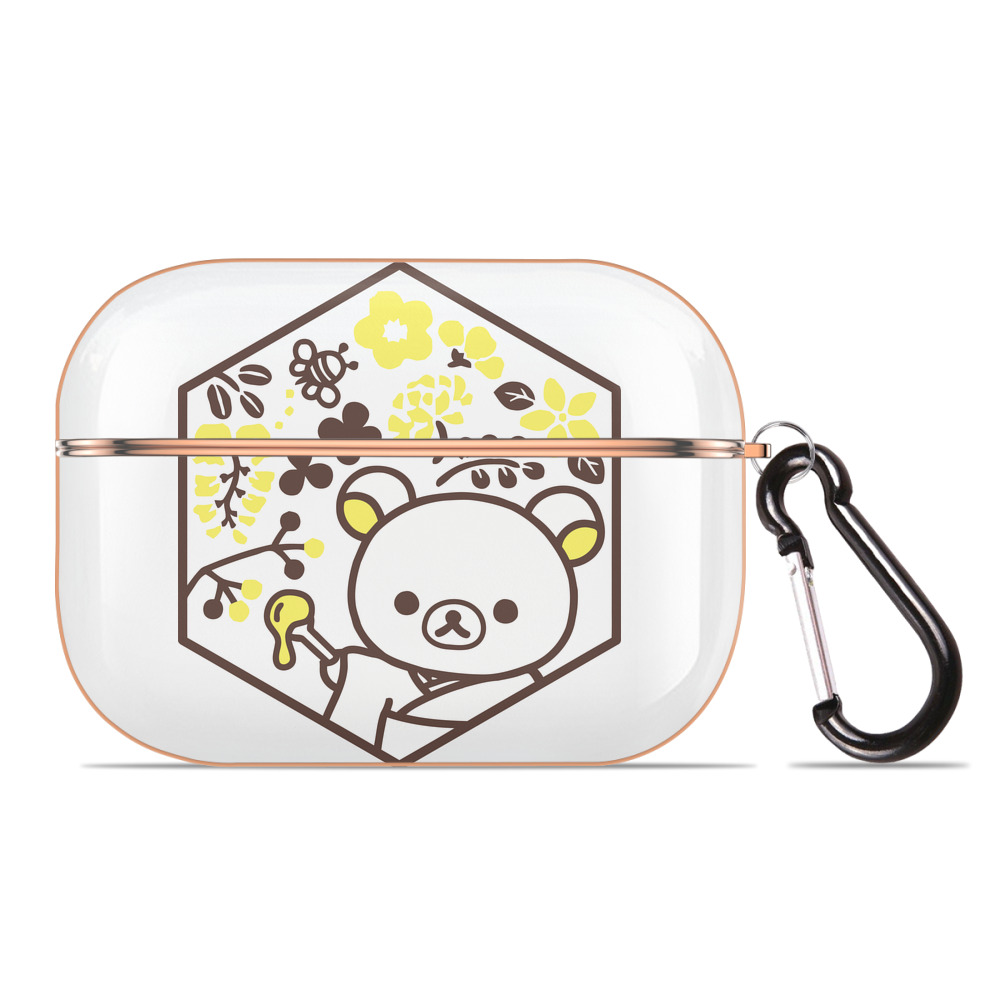 （画像用） リラックマ リラックマ キイロイトリ Rilakkuma Korilakkuma Kiiroitori 【AirPods Pro用】ハードシェル保護ケース｜耐衝撃・防指紋・カラビナ付き商品仕様