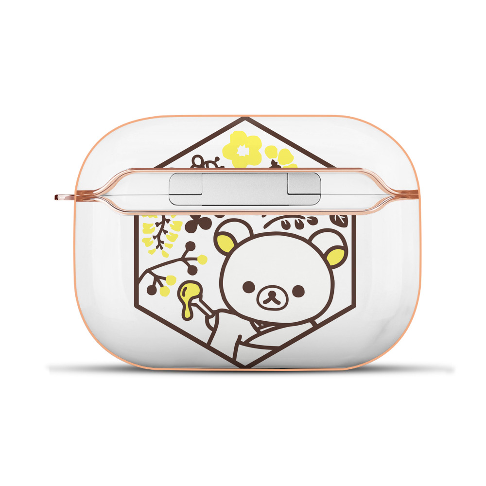 （画像用） リラックマ リラックマ キイロイトリ Rilakkuma Korilakkuma Kiiroitori 【AirPods Pro用】ハードシェル保護ケース｜耐衝撃・防指紋・カラビナ付き商品仕様