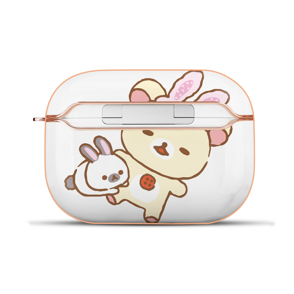 （画像用） リラックマ リラックマ キイロイトリ Rilakkuma Korilakkuma Kiiroitori 【AirPods Pro用】ハードシェル保護ケース｜耐衝撃・防指紋・カラビナ付き商品仕様
