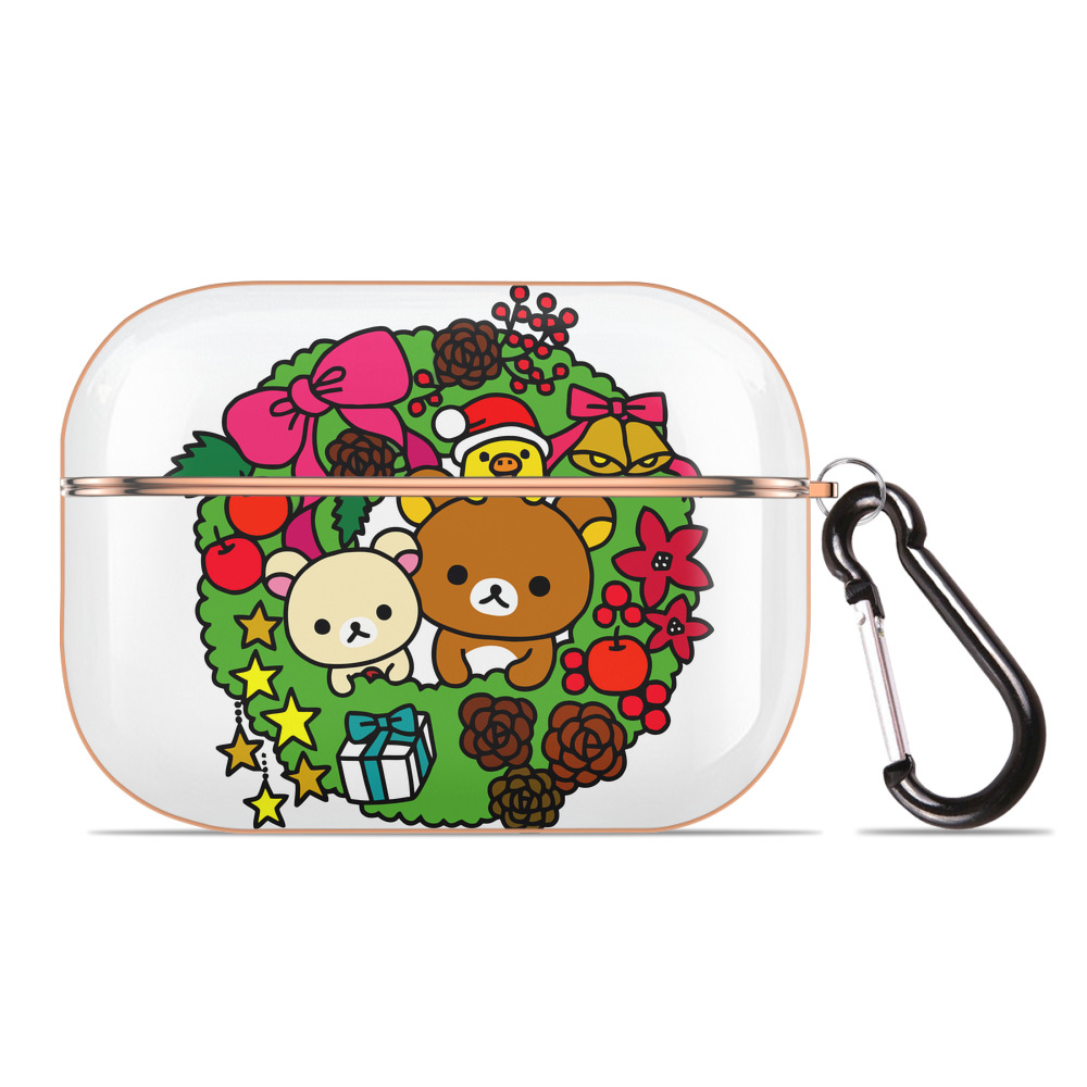 （画像用） リラックマ リラックマ キイロイトリ Rilakkuma Korilakkuma Kiiroitori 【AirPods Pro用】ハードシェル保護ケース｜耐衝撃・防指紋・カラビナ付き商品仕様