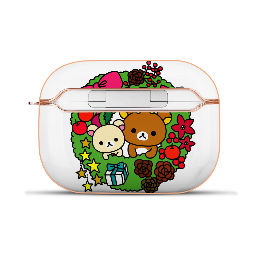 （画像用） リラックマ リラックマ キイロイトリ Rilakkuma Korilakkuma Kiiroitori 【AirPods Pro用】ハードシェル保護ケース｜耐衝撃・防指紋・カラビナ付き商品仕様