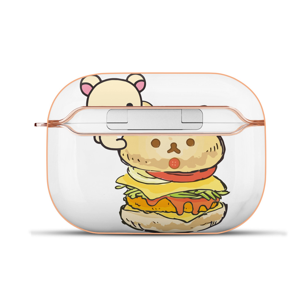 （画像用） リラックマ リラックマ キイロイトリ Rilakkuma Korilakkuma Kiiroitori 【AirPods Pro用】ハードシェル保護ケース｜耐衝撃・防指紋・カラビナ付き商品仕様