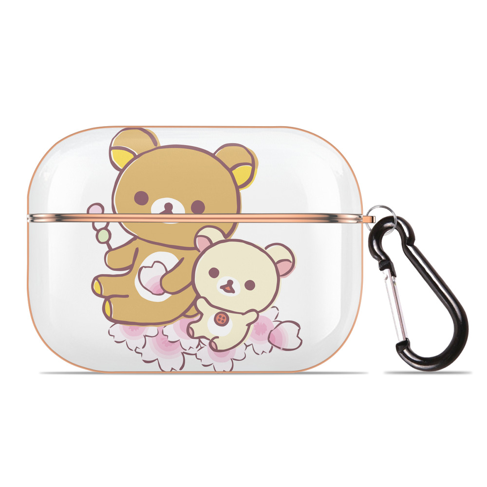 （画像用） リラックマ リラックマ キイロイトリ Rilakkuma Korilakkuma Kiiroitori 【AirPods Pro用】ハードシェル保護ケース｜耐衝撃・防指紋・カラビナ付き商品仕様