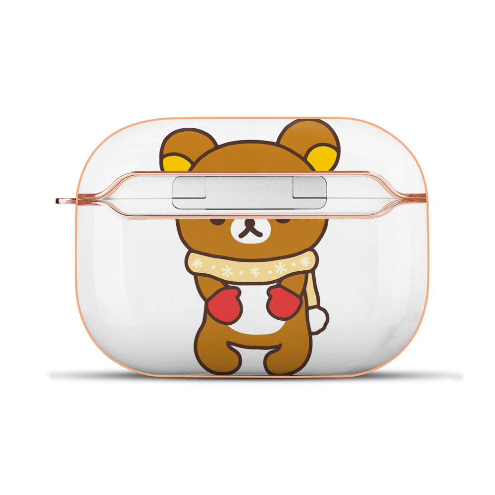 （画像用） リラックマ リラックマ キイロイトリ Rilakkuma Korilakkuma Kiiroitori 【AirPods Pro用】ハードシェル保護ケース｜耐衝撃・防指紋・カラビナ付き商品仕様