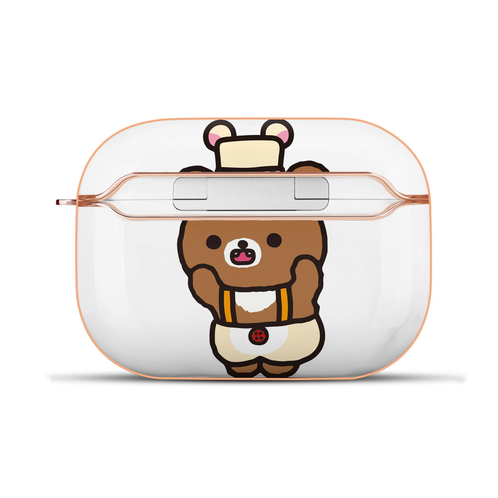 （画像用） リラックマ リラックマ キイロイトリ Rilakkuma Korilakkuma Kiiroitori 【AirPods Pro用】ハードシェル保護ケース｜耐衝撃・防指紋・カラビナ付き商品仕様