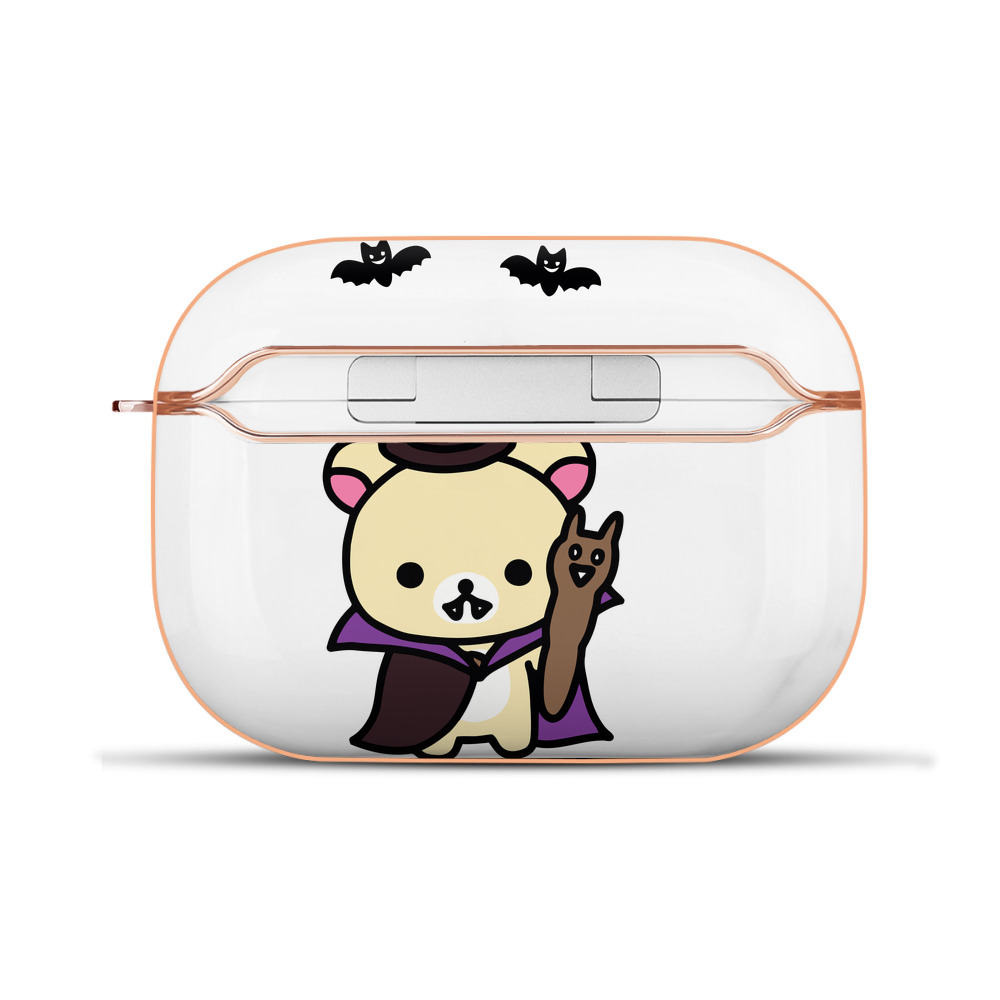 （画像用） リラックマ リラックマ キイロイトリ Rilakkuma Korilakkuma Kiiroitori 【AirPods Pro用】ハードシェル保護ケース｜耐衝撃・防指紋・カラビナ付き商品仕様