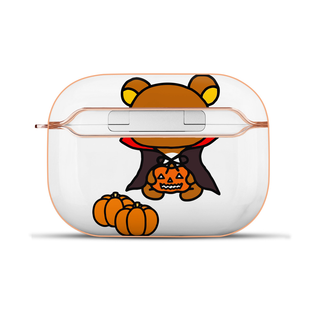 （画像用） リラックマ リラックマ キイロイトリ Rilakkuma Korilakkuma Kiiroitori 【AirPods Pro用】ハードシェル保護ケース｜耐衝撃・防指紋・カラビナ付き商品仕様
