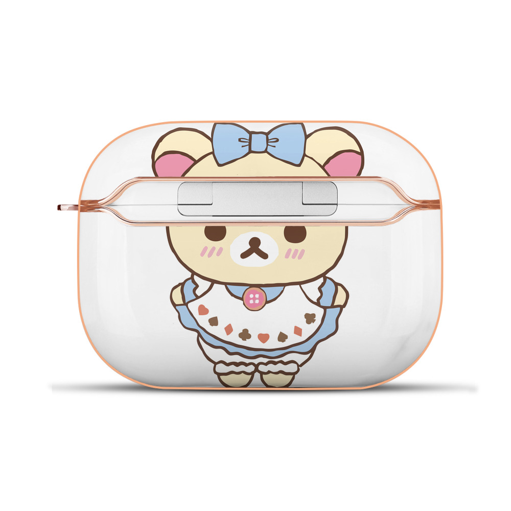 （画像用） リラックマ リラックマ キイロイトリ Rilakkuma Korilakkuma Kiiroitori 【AirPods Pro用】ハードシェル保護ケース｜耐衝撃・防指紋・カラビナ付き商品仕様
