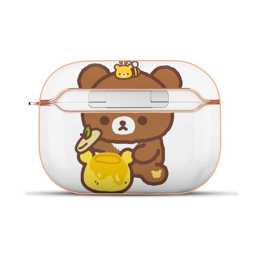（画像用） リラックマ リラックマ キイロイトリ Rilakkuma Korilakkuma Kiiroitori 【AirPods Pro用】ハードシェル保護ケース｜耐衝撃・防指紋・カラビナ付き商品仕様