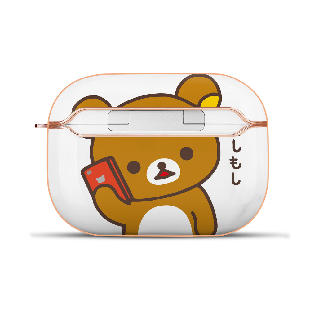 （画像用） リラックマ リラックマ キイロイトリ Rilakkuma Korilakkuma Kiiroitori 【AirPods Pro用】ハードシェル保護ケース｜耐衝撃・防指紋・カラビナ付き商品仕様