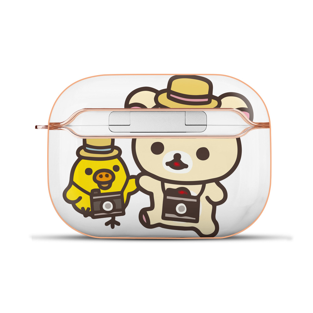 （画像用） リラックマ リラックマ キイロイトリ Rilakkuma Korilakkuma Kiiroitori 【AirPods Pro用】ハードシェル保護ケース｜耐衝撃・防指紋・カラビナ付き商品仕様