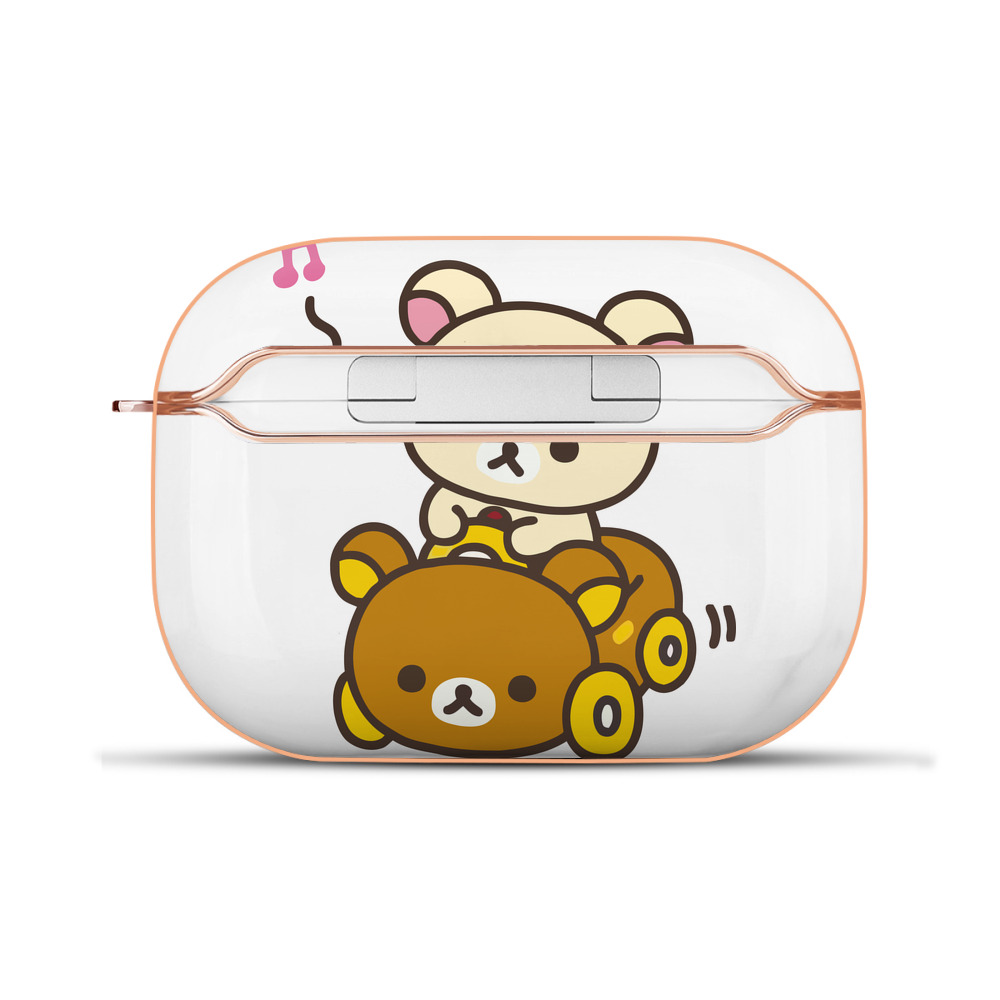 （画像用） リラックマ リラックマ キイロイトリ Rilakkuma Korilakkuma Kiiroitori 【AirPods Pro用】ハードシェル保護ケース｜耐衝撃・防指紋・カラビナ付き商品仕様