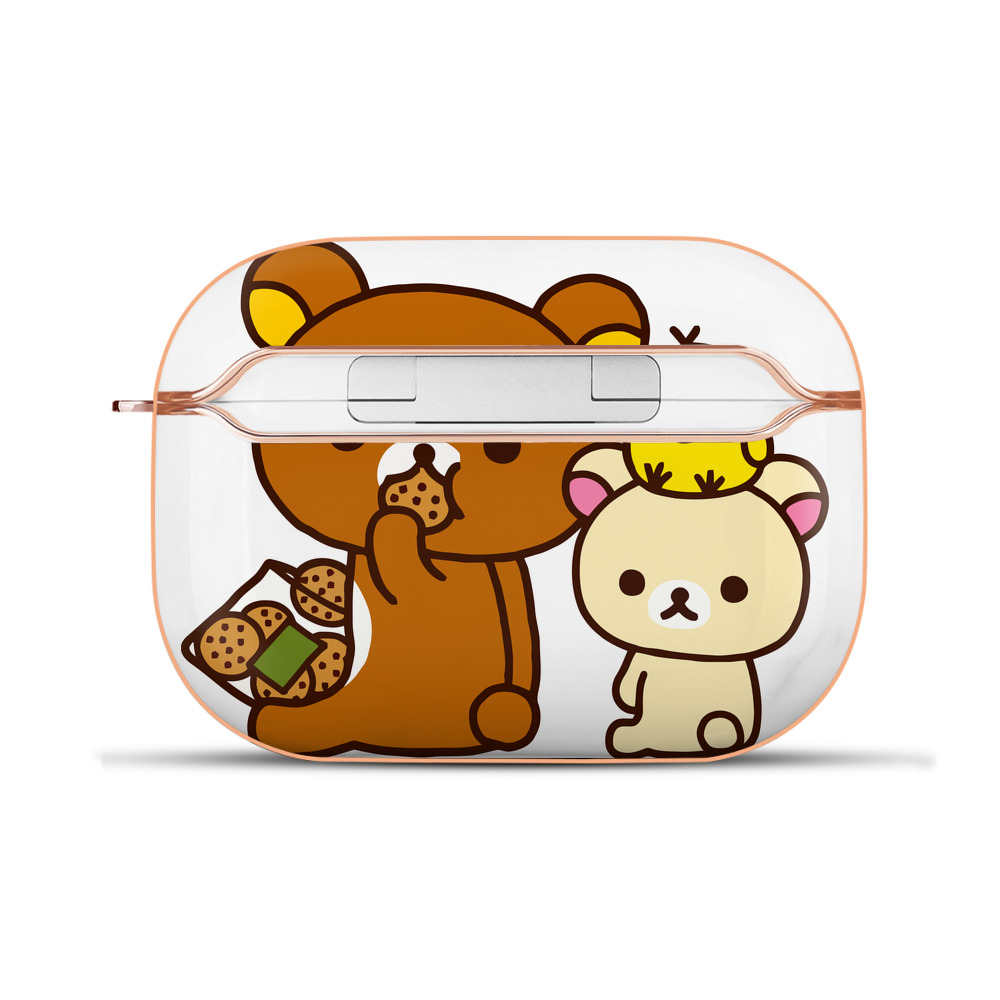 （画像用） リラックマ リラックマ キイロイトリ Rilakkuma Korilakkuma Kiiroitori 【AirPods Pro用】ハードシェル保護ケース｜耐衝撃・防指紋・カラビナ付き商品仕様