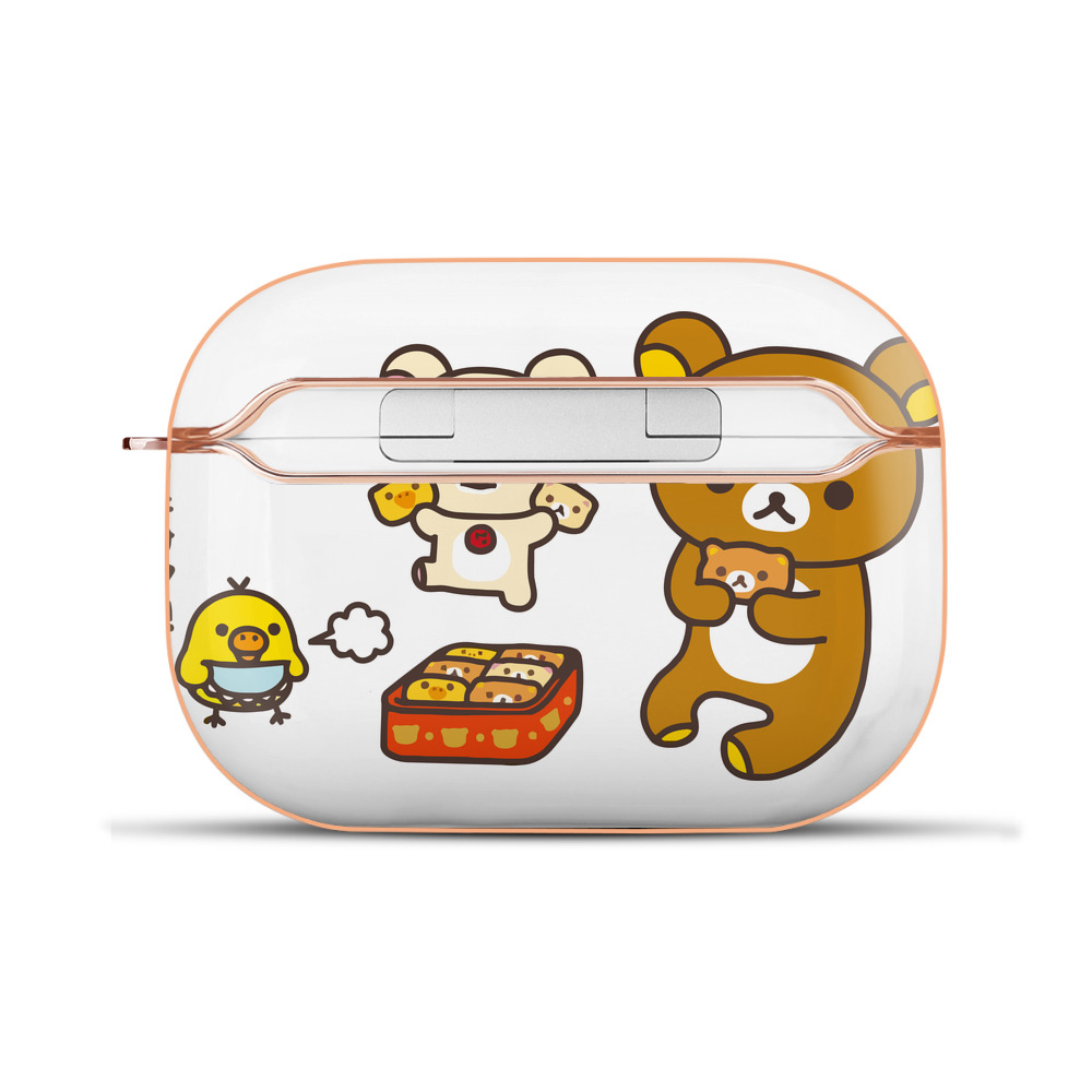 （画像用） リラックマ リラックマ キイロイトリ Rilakkuma Korilakkuma Kiiroitori 【AirPods Pro用】ハードシェル保護ケース｜耐衝撃・防指紋・カラビナ付き商品仕様