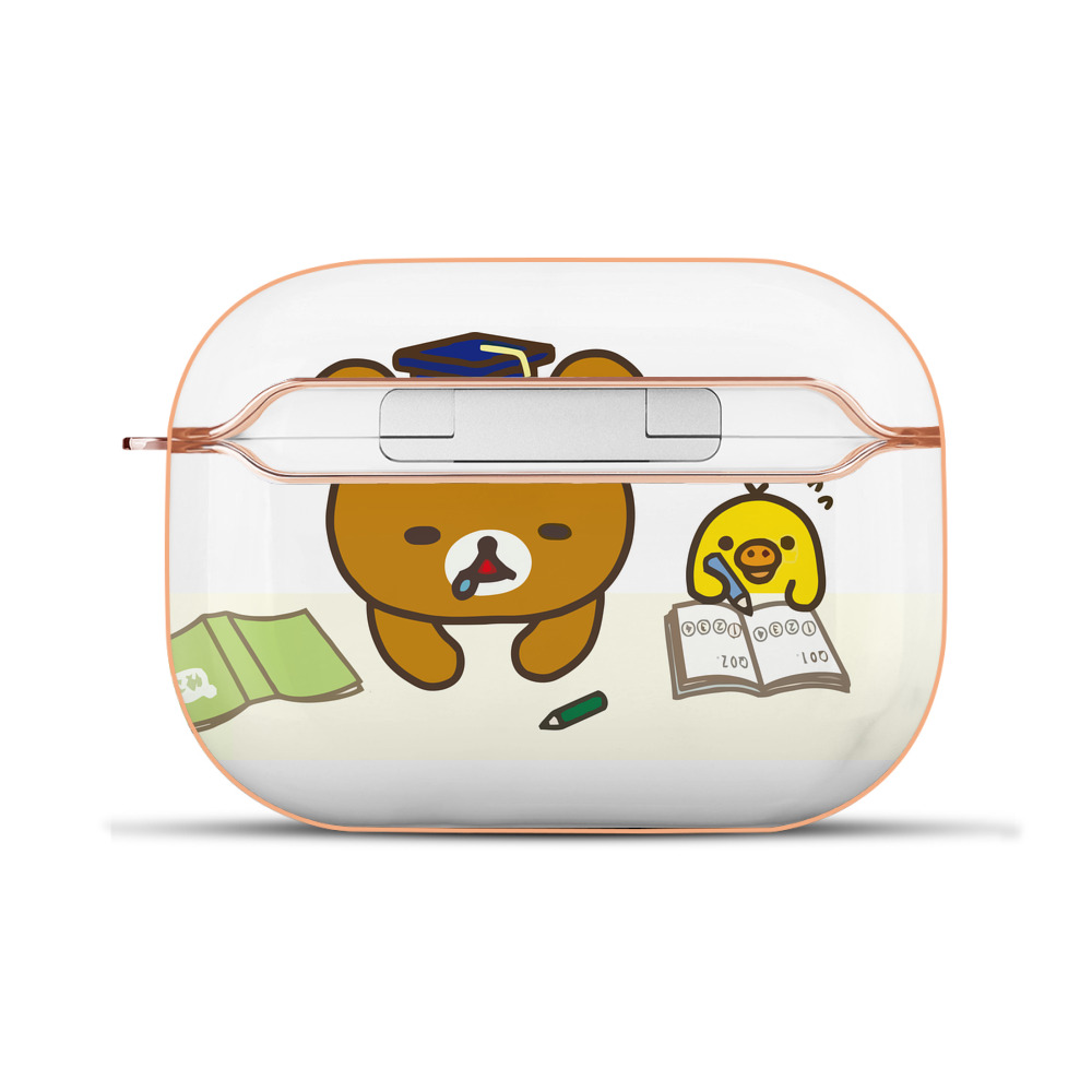 （画像用） リラックマ リラックマ キイロイトリ Rilakkuma Korilakkuma Kiiroitori 【AirPods Pro用】ハードシェル保護ケース｜耐衝撃・防指紋・カラビナ付き商品仕様