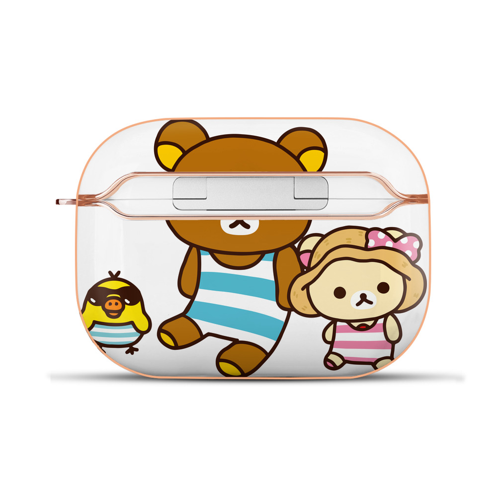 （画像用） リラックマ リラックマ キイロイトリ Rilakkuma Korilakkuma Kiiroitori 【AirPods Pro用】ハードシェル保護ケース｜耐衝撃・防指紋・カラビナ付き商品仕様