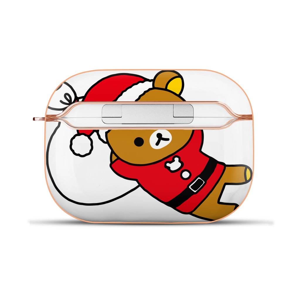 （画像用） リラックマ リラックマ キイロイトリ Rilakkuma Korilakkuma Kiiroitori 【AirPods Pro用】ハードシェル保護ケース｜耐衝撃・防指紋・カラビナ付き商品仕様