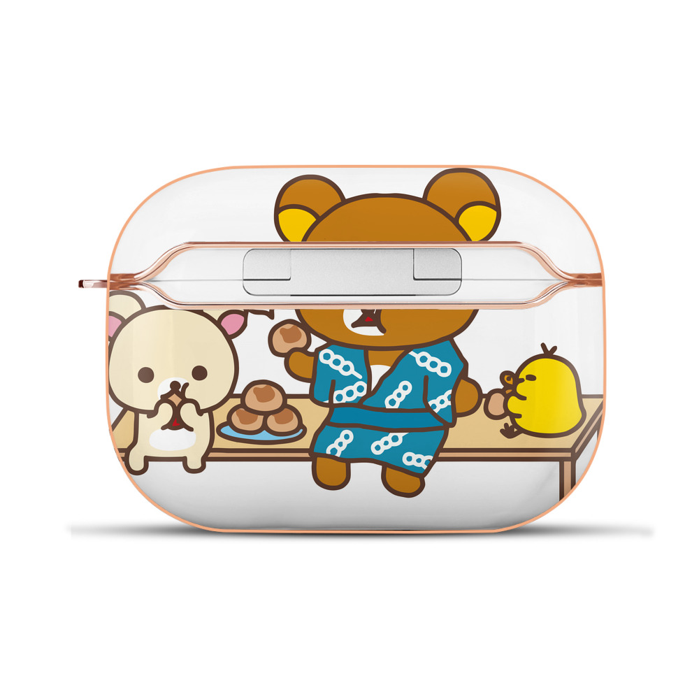 （画像用） リラックマ リラックマ キイロイトリ Rilakkuma Korilakkuma Kiiroitori 【AirPods Pro用】ハードシェル保護ケース｜耐衝撃・防指紋・カラビナ付き商品仕様