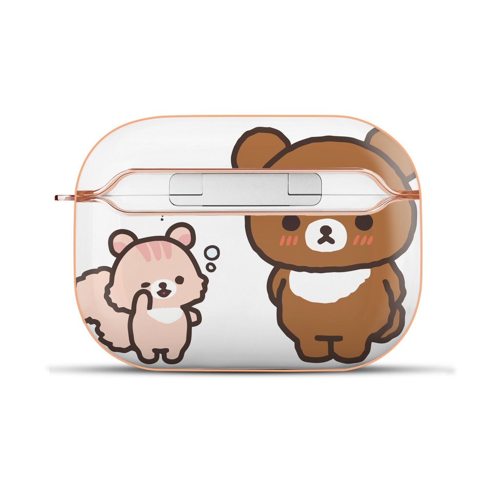（画像用） リラックマ リラックマ キイロイトリ Rilakkuma Korilakkuma Kiiroitori 【AirPods Pro用】ハードシェル保護ケース｜耐衝撃・防指紋・カラビナ付き商品仕様